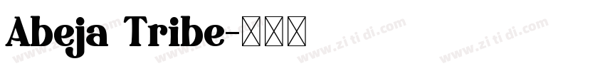 Abeja Tribe字体转换